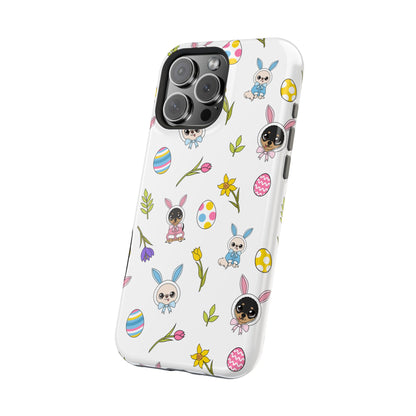 Cedric & Maya Easter Pattern Magnetic Tough Phone Case