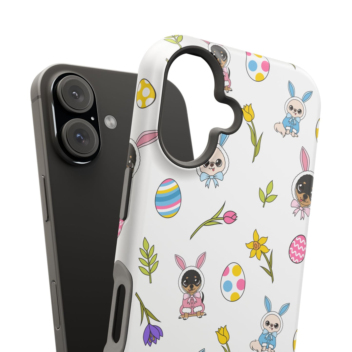 Cedric & Maya Easter Pattern Magnetic Tough Phone Case
