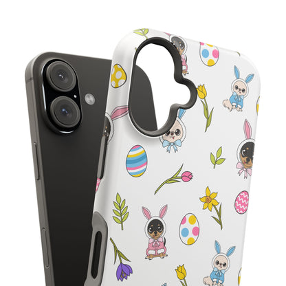 Cedric & Maya Easter Pattern Magnetic Tough Phone Case