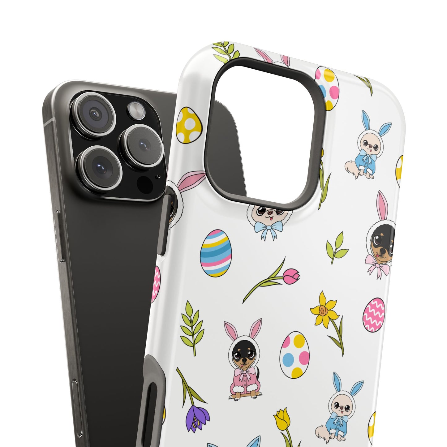 Cedric & Maya Easter Pattern Magnetic Tough Phone Case