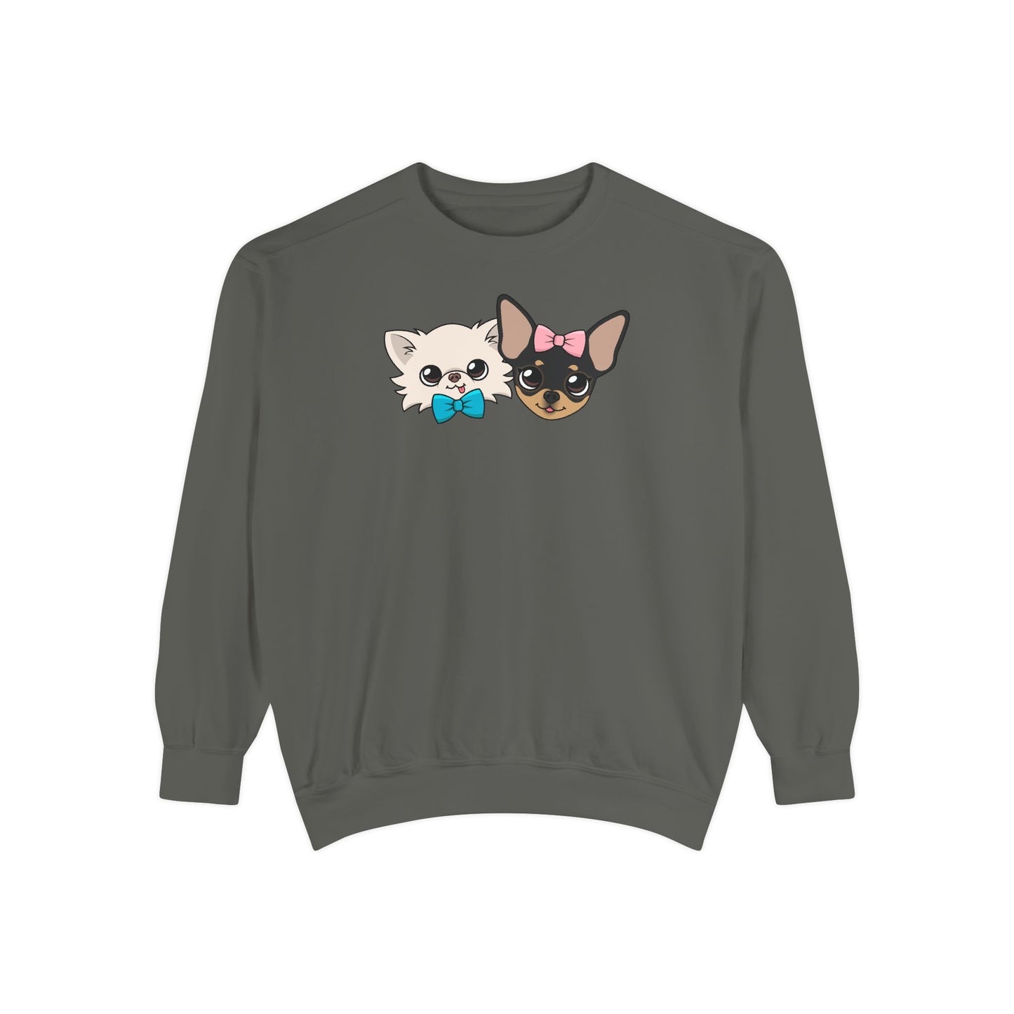 Cute Cat Duo Sweatshirt — Kawaii Kitten Graphic Pullover