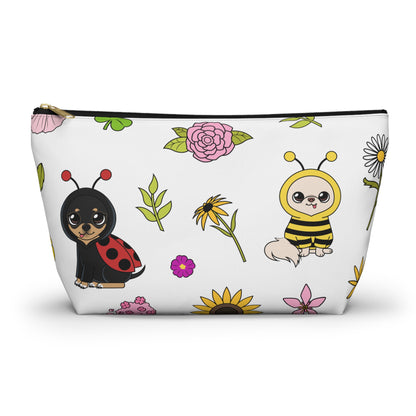 Bug‑Chis Pattern Accessory Pouch – Quiet Garden Helpers