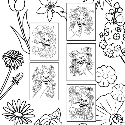 Cedric's Flower Ratings Colouring Book