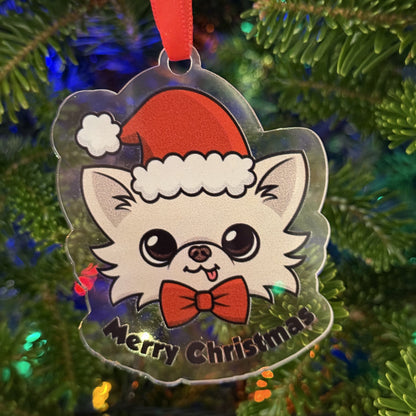 Cedric & Maya Holiday Acrylic Ornament Collection