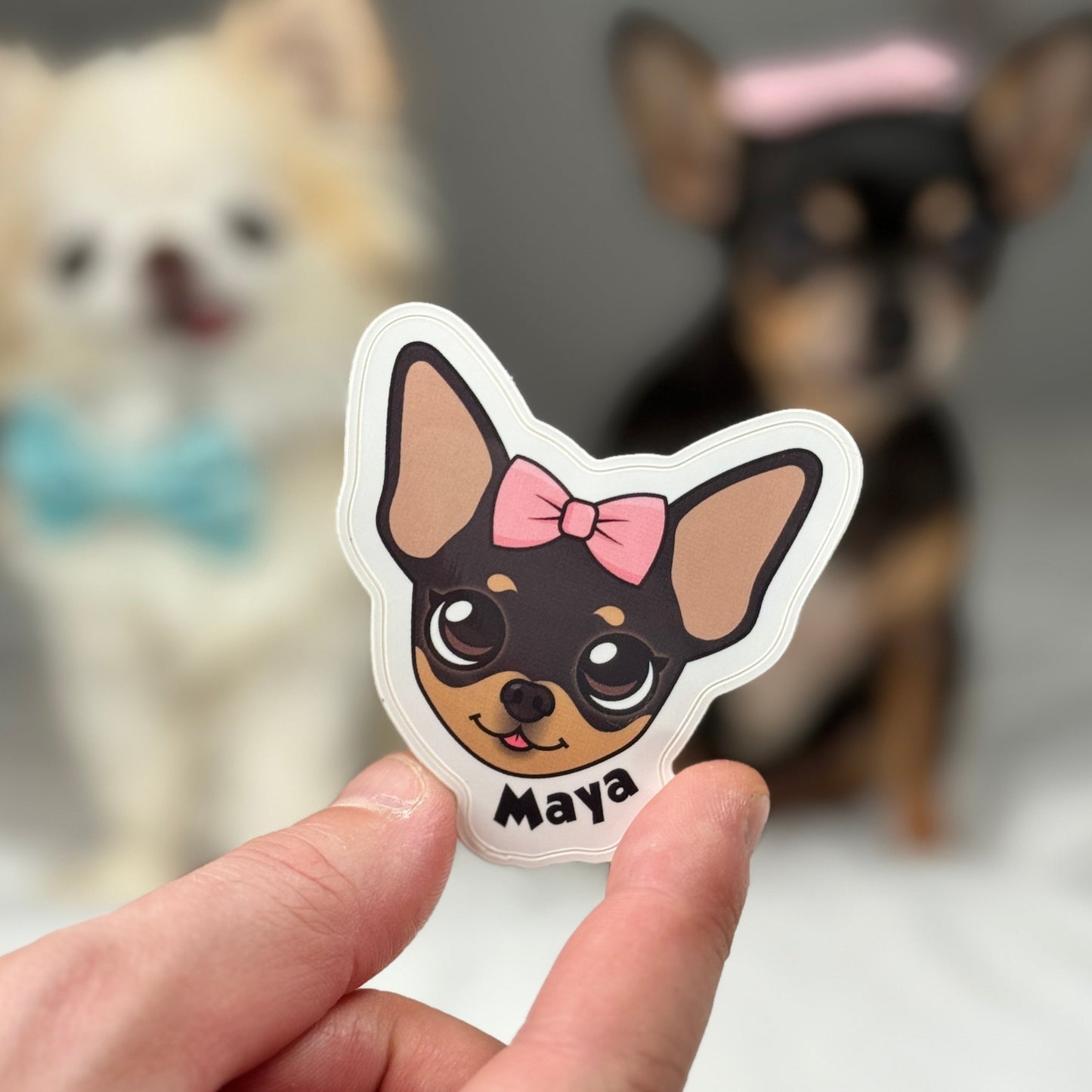 Tiny Chihuahua Maya's Sticker