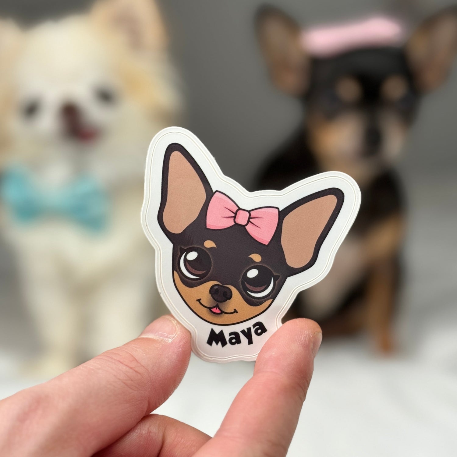 Tiny Chihuahua Maya's Sticker - Tiny Chihuahua Shop