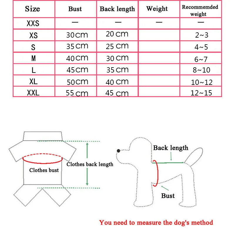 Maya’s Fitness Tracksuit for Tiny Dogs – Winter Cotton Warmth (XS-XXL)