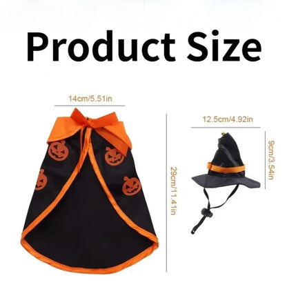 Tiny Witch Halloween Costume for Small Dogs & Cats