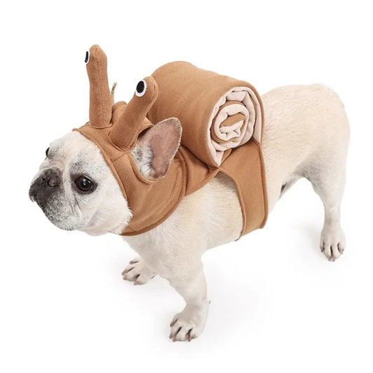 🐌 Snail Dog Costume – Funny Small Dog Halloween Outfit (S–L)