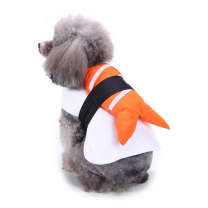 Shrimp Sushi Dog Costume for Small Dogs & Cats