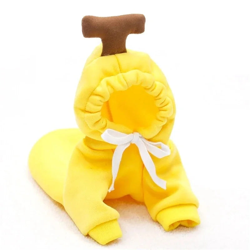 🍌 Banana Dog Costume (XS–XXL)