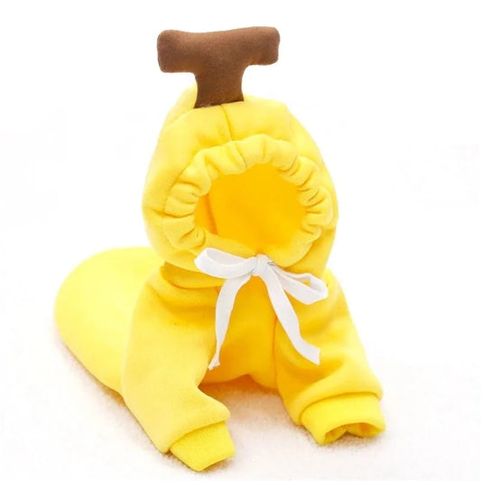 🍌 Banana Dog Costume (XS–XXL)