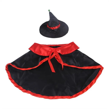 Midnight Witch Dog Costume for Small Dogs & Cats (S–L)