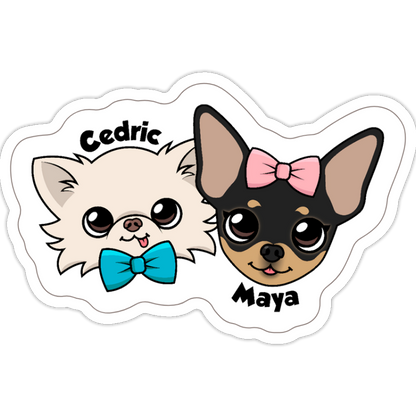 Cedric and Maya's Siblings Sticker