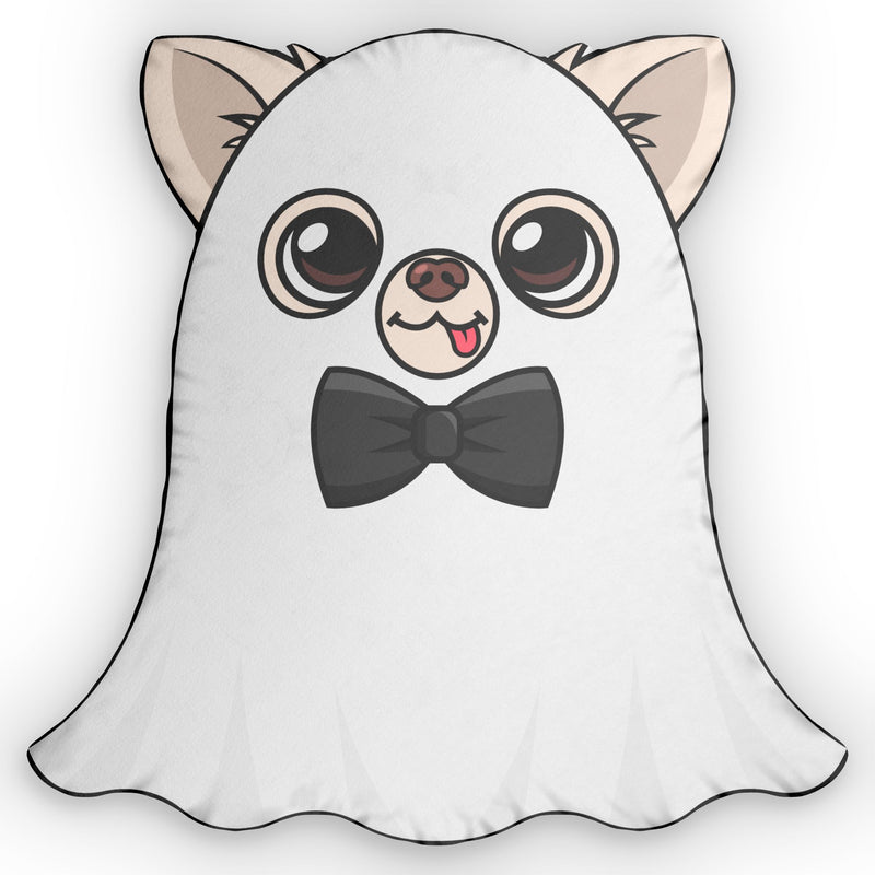 Ghost Cedric cushion showing the Halloween artwork