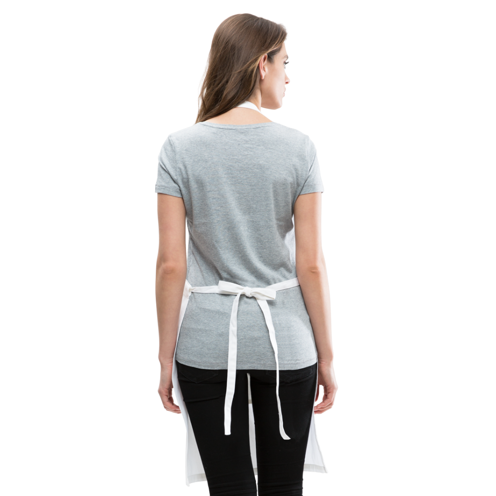 Maya's Merry Christmas Adjustable Apron - white