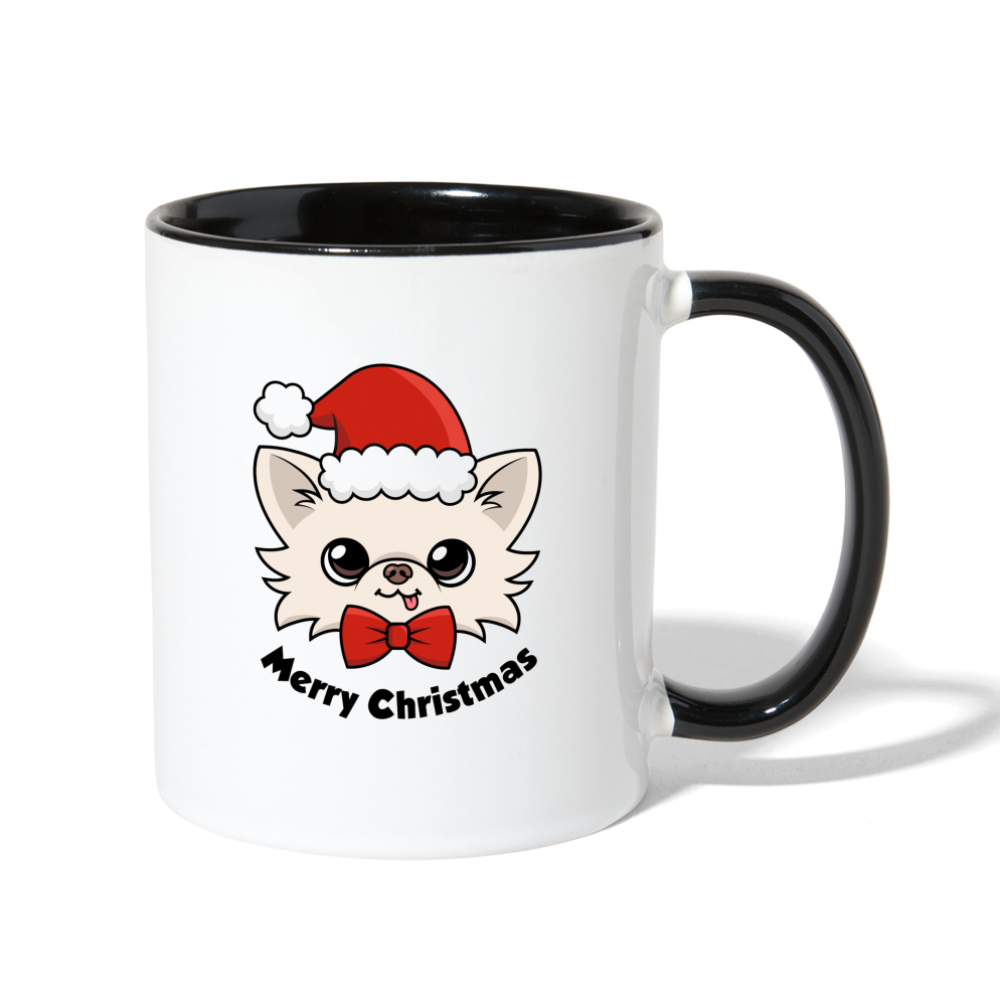 Cedric's Merry Christmas Mug - white/black