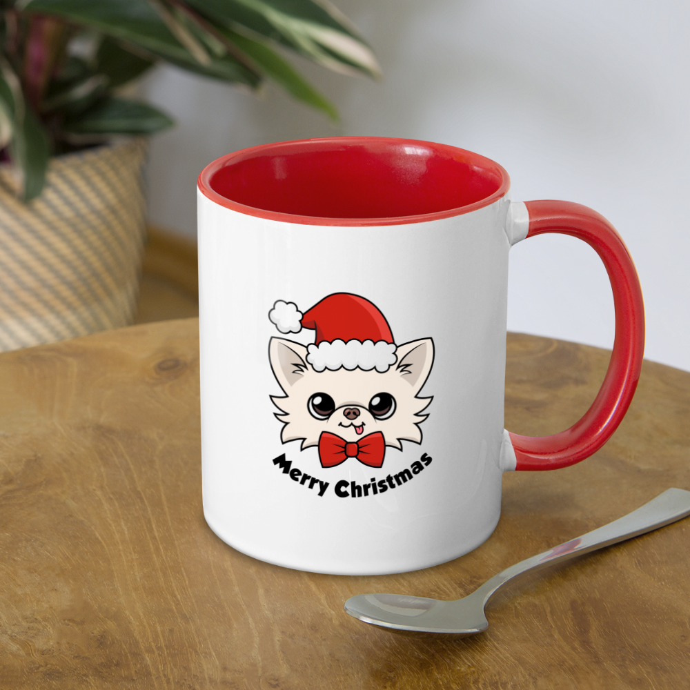 Cedric's Merry Christmas Mug - white/red