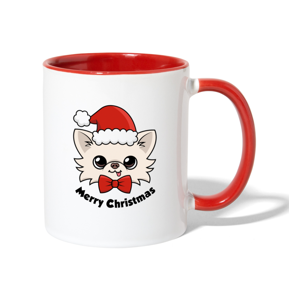 Cedric's Merry Christmas Mug - white/red