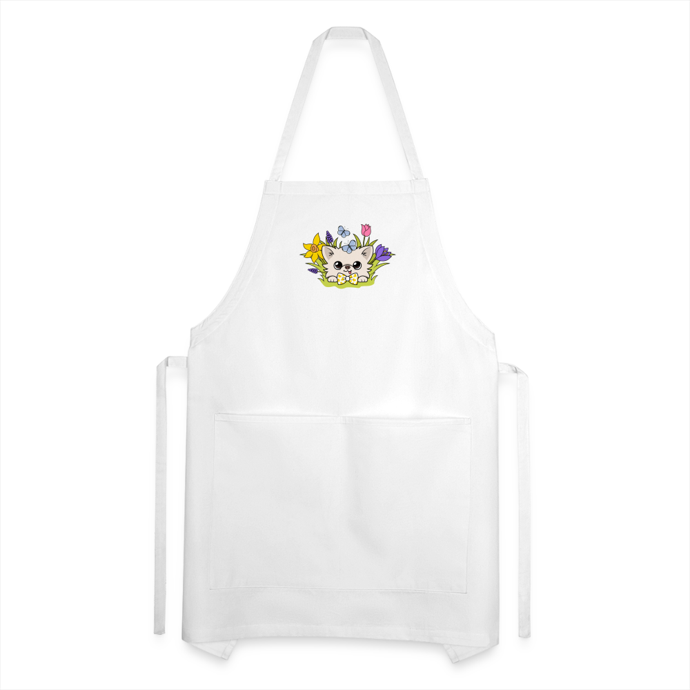 Adjustable Apron - white