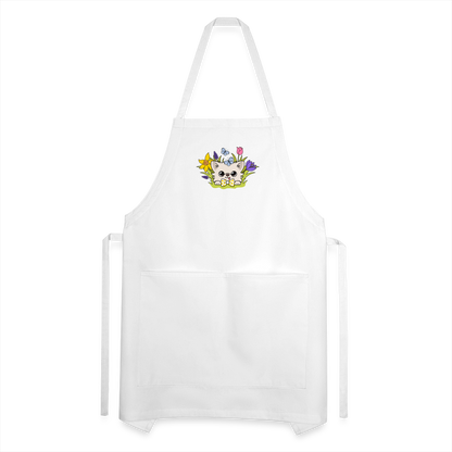 Adjustable Apron - white