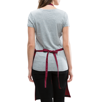 Adjustable Apron - burgundy