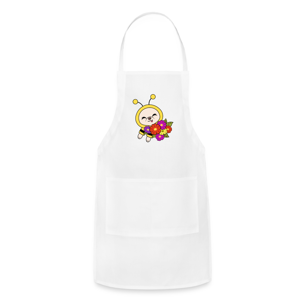 Beedric's Flower Rating Apron - white