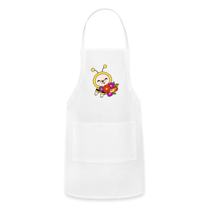 Beedric's Flower Rating Apron - white