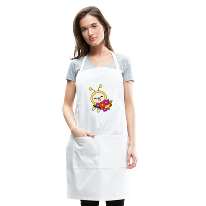 Beedric's Flower Rating Apron - white