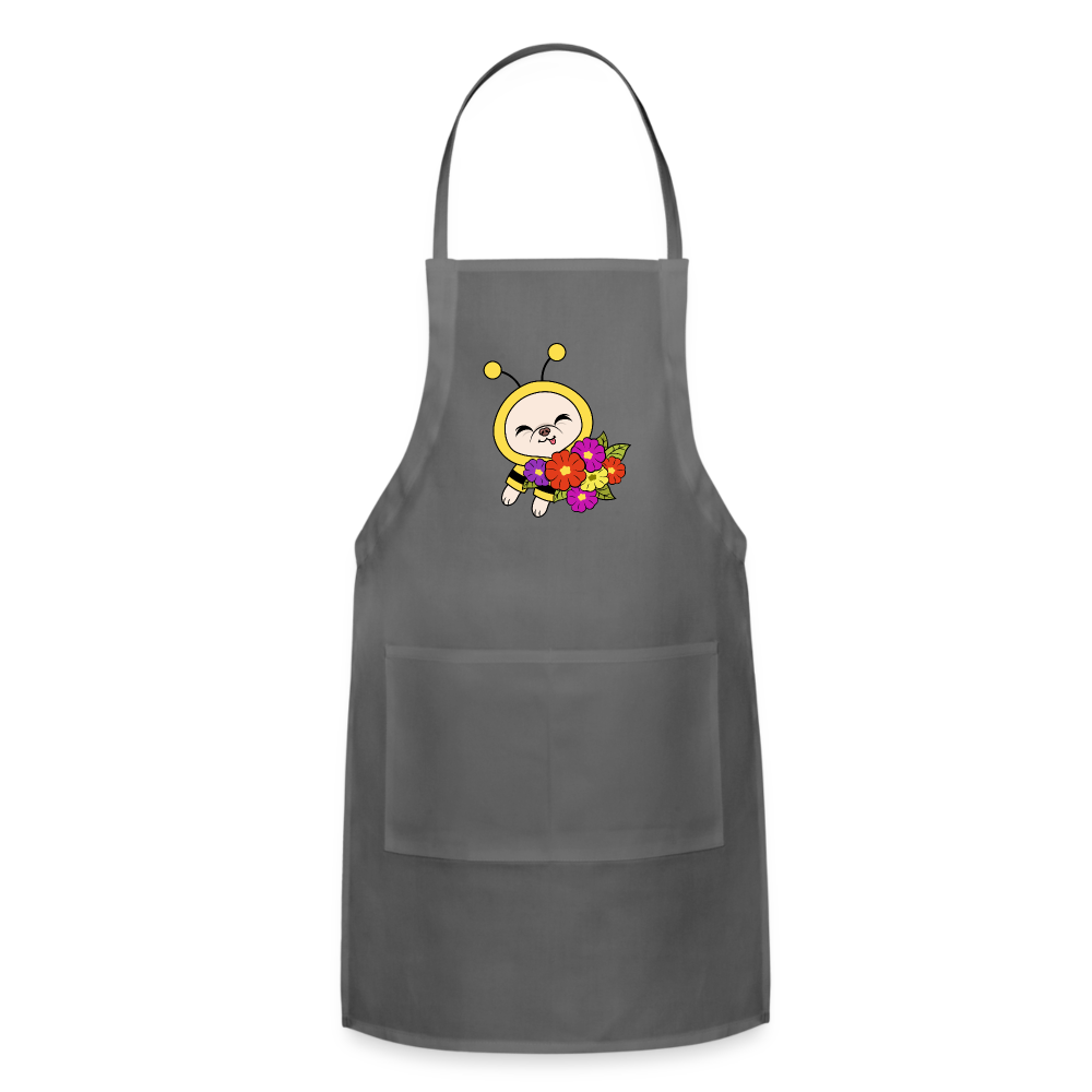 Beedric's Flower Rating Apron - charcoal