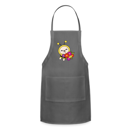 Beedric's Flower Rating Apron - charcoal