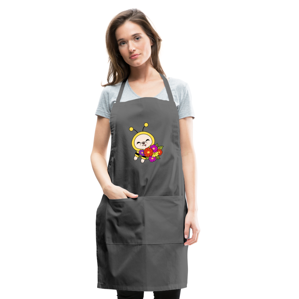 Beedric's Flower Rating Apron - charcoal