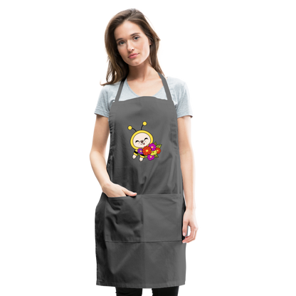 Beedric's Flower Rating Apron - charcoal