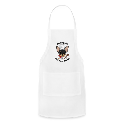 Chef Maya Papaya's Apron - white