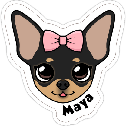 Tiny Chihuahua Maya's Sticker